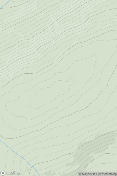 Thumbnail image for Drum Ddu [South-West Wales] showing contour plot for surrounding peak